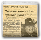 Montana town shaken by tragic plane crash